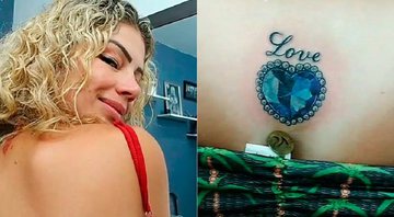 Cátia Paganote mostrou nova tatuagem íntima na web - Foto: Reprodução/ Instagram@catiapaganote