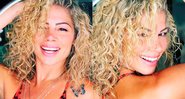 Cátia Paganote contou que treinou para seu primeiro beijo com uma uva - Foto: Reprodução/ Instagram@catiapaganote