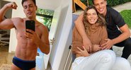 Mariana compartilhou registro do marido só de cueca, exibindo os músculos - Reprodução/Instagram