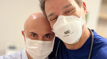 Apresentador agradeceu o médico oncologista, Fernando Maluf, nas redes sociais - Foto: Reprodução / Instagram