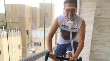 Celso segue rotina de tratamento para poder se recuperar das sequelas da Covid-19 - Reprodução/Instagram