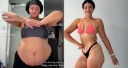 Chantelle Sisco mostrou transformação após eliminar 67 quilos - Foto: Reprodução/Instagram@channy_sisco
