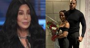 Casal se surpreendeu ao descobrir que foi Cher quem fotografou os dois - Reprodução / Twitter
