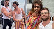 Chris Hemsworh e convidados de festa aparecem sem máscara - Reprodução/Instagram@chrishemsworth