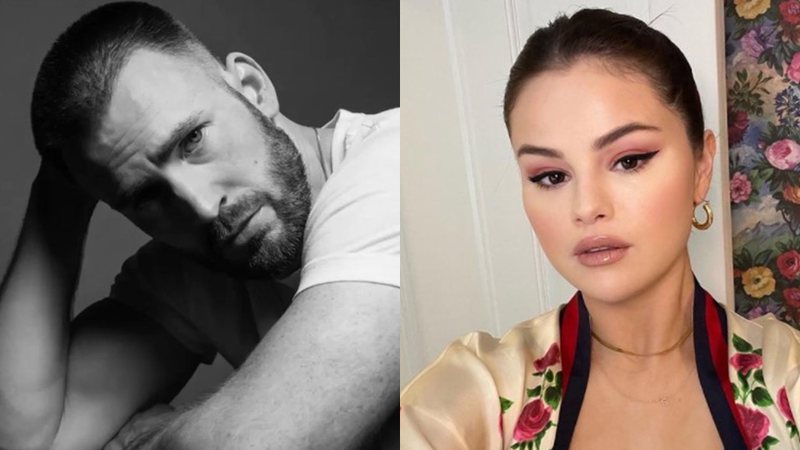 Selena Gomez e Chris Evans foram flagrados saindo juntos de um estúdio - Foto: Reprodução / Instagram @chrisevans @selenagomez