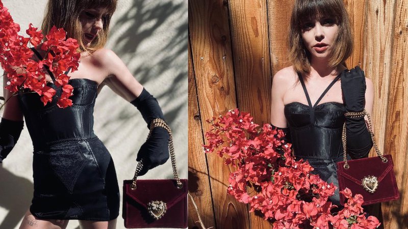 Ex-atriz mirim modelou em um saio para a grife Dolce & Gabbana em coleção de outono/inverno - Reprodução/Instagram