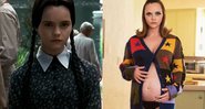 Christina Ricci exibiu o barrigão de grávida em ensaio - Foto: Reprodução e Instagram@riccigrams