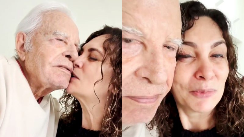 Cid Moreira e sua esposa, Fátima Sampaio - Foto: Reprodução / Instagram @ocidmoreira