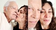 Cid Moreira e sua esposa, Fátima Sampaio - Foto: Reprodução / Instagram @ocidmoreira