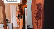 Cintia Dicker mostrou foto que inspirou tatuagem feita por Pedro Scooby - Foto: Reprodução/ Instagram@cintiadicker