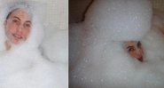 Cissa se divertiu ao encher a banheira de espuma e publicou registros do momento - Reprodução/Instagram