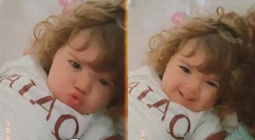 Clara Maria, filha de Rafael Vitti e Tatá Werneck, encanta com caras e bocas - Foto: Reprodução / Instagram