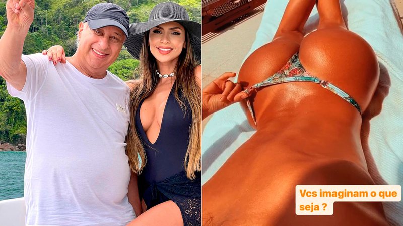 Clara Brasil exibiu bronzeado de topless e chamou a atenção na web - Foto: Reprodução/ Instagram@clarabrasil