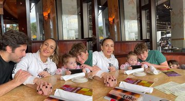 Claudia Leitte posa com filhos e marido para fotos no Instagram - Foto: Reprodução / Instagram @claudialeitte