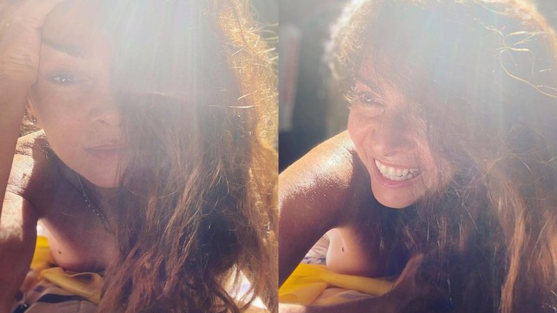 Claudia Ohana faz topless em fotos para o Instagram - Foto: Reprodução / Instagram