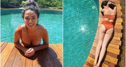 Claudia Ohana apareceu à beira da piscina e encantou seguidores - Foto: Reprodução / Instagram
