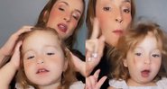 Aos 2 anos, Bela aparece se divertindo com canção infantil - Reprodução/Instagram/@claudialeitte