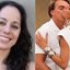 Claudia Mauro postou fotos de ensaio antigo de Paulo Cesar Grande com Monique Evans