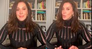 Cláudia Raia reclamou do machismo sofrido pelas mulheres com mais de 50 anos - Foto: Reprodução/ YouTube