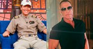 Comandante Hamilton contou que Jean Claude Van Damme lhe ofereceu drogas - Foto: Lourival Ribeiro/ SBT e Instagram@jcvd