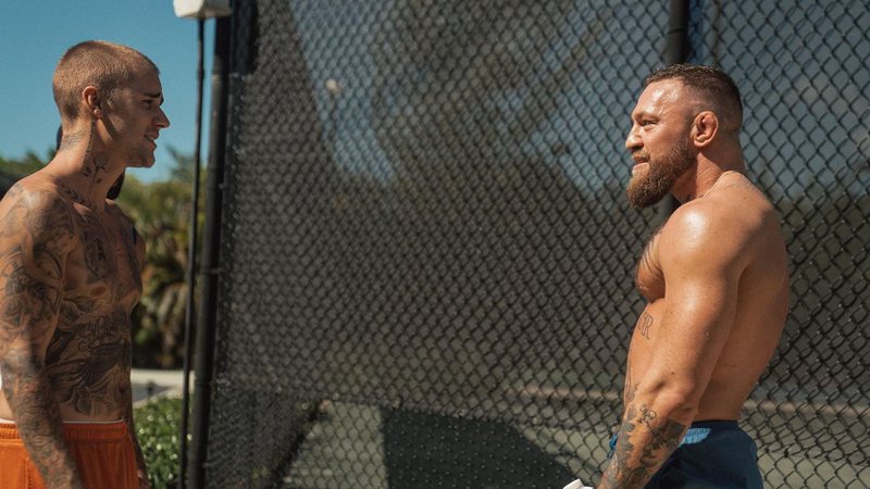 Campeão de UFC é constantemente acompanhado por Justin durante lutas - Foto: Reprodução / Instagram