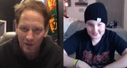 Corey Taylor e seu fã, Trevor - Foto: Reprodução / YouTube