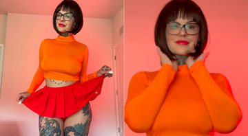 Heidi Lavon fez cosplay de Velma, do Scooby-Doo, e recebeu elogios - Foto: Reprodução/ Instagram@heidilavon