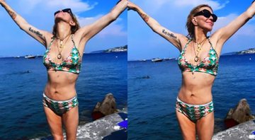 Courtney Love curte praia na Itália - Foto: Reprodução / Instabram