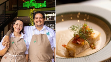 Chef Leandro Pimenta e Edineia Nascimento combinam referências mineiras, técnica e cozinha colaborativa no Capim Guiné - Fotos: Divulgação