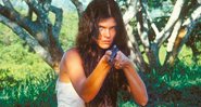Cristiana Oliveira como Juma Marruá em cena da novela Pantanal (1990) - Foto: Reprodução