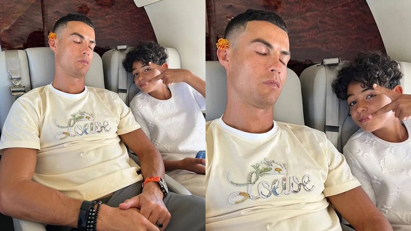 Cristiano Ronaldo e seu filho, Cristiano Ronaldo Jr. - Foto: Reprodução / Instagram