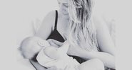 Mulher do apresentador Tiago Leifert posou para foto, que foi tirada por ele - Reprodução/Instagram