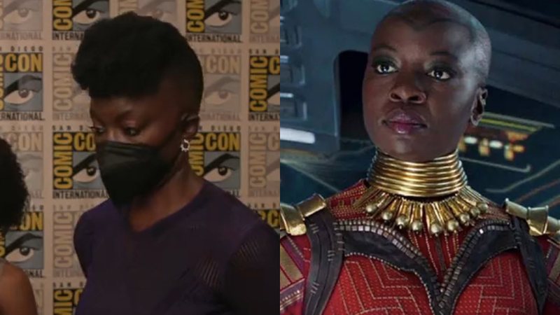 A atriz Danai Gurira viverá a guerreira Okoye em "Pantera Negra: Wakanda para Sempre" - Foto: Reprodução / Twitter / Marvel Studios