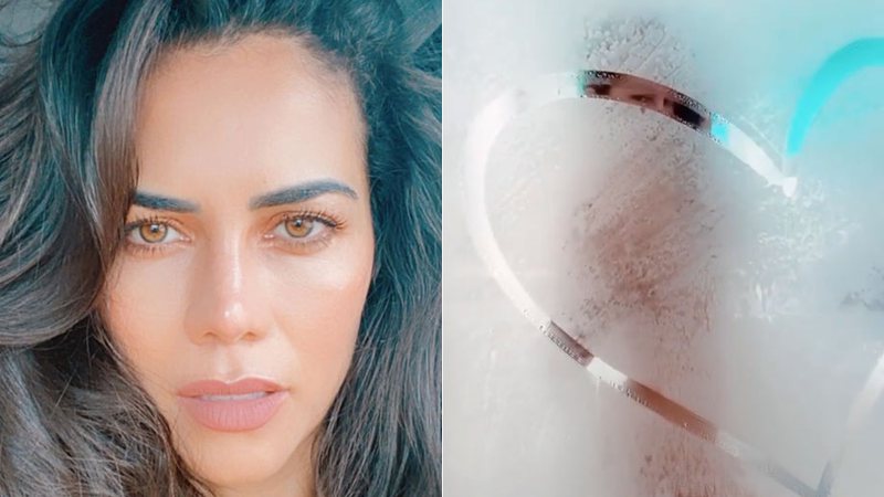 Daniela Albuquerque sensualizou após o banho e incentivou a imaginação de seus admiradores - Foto: Reprodução/ Instagram