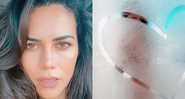 Daniela Albuquerque sensualizou após o banho e incentivou a imaginação de seus admiradores - Foto: Reprodução/ Instagram