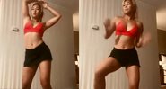Danni disse que a dança africana é difícil mas que dá para se divertir - Reprodução/Instagram@danisuzuki