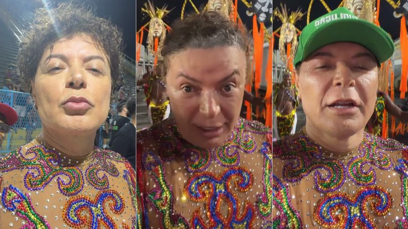 David Brasil perdeu a peruca em ensaio técnico da Grande Rio