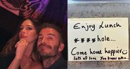 Victoria Beckham exibiu recado em marmita que o ex-craque preparou para ela - Reprodução / Instagram @victoriabeckham