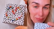 Ludmila Dayer e o presente - Reprodução/Instagram@ludayer13
