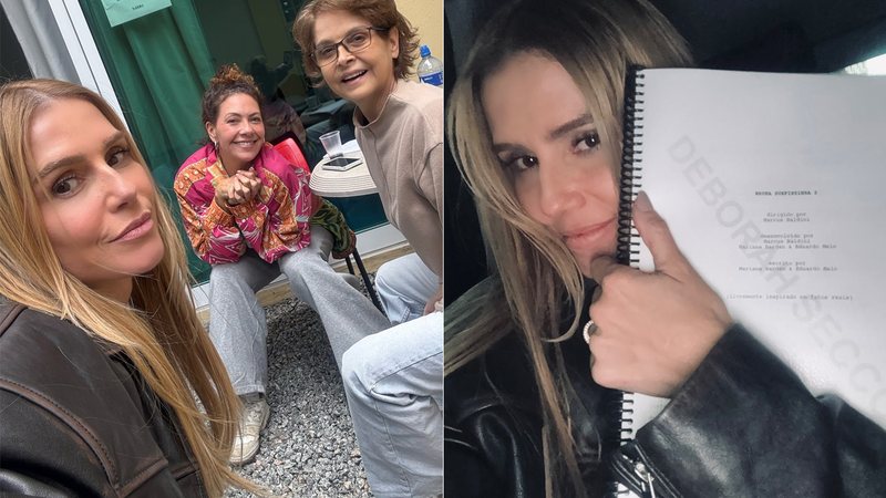 Deborah Secco mostrou bastidores do filme “Bruna Surfistinha 2”