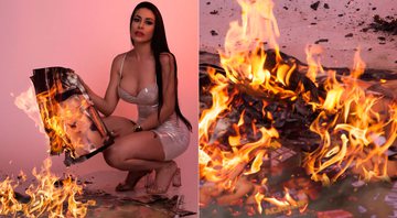 Déia Cavalheiro queimou revista com ensaio nu como ato de liberdade - Foto: CO Assessoria