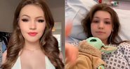 Dellie Isla passou 10 dias internada após complicações em cirurgia íntima - Foto: Reprodução/ TikTok@delliesdiary