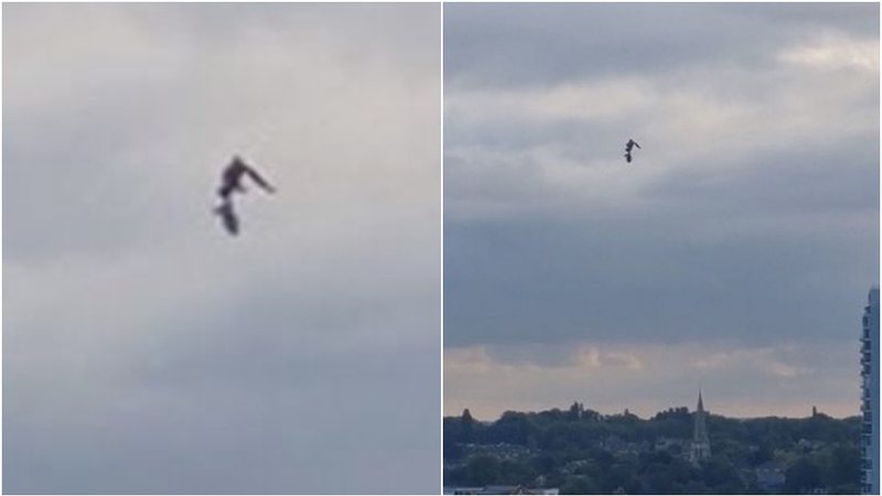 Objeto é visto voando em Londres, mas internautas o comparação a "dementador" - Foto: Reprodução / Reddit