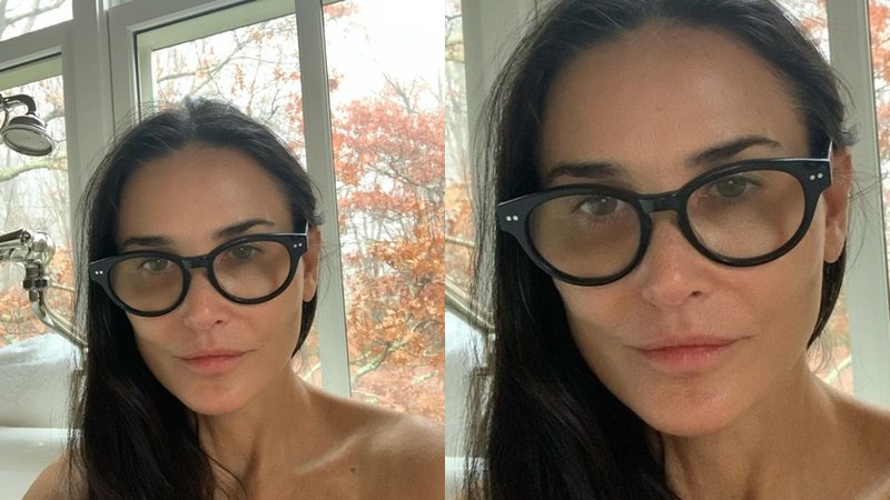 Demi Moore compartilha clique em banheira e recebe elogio da filha - Foto: Reprodução / Instagram @demimoore