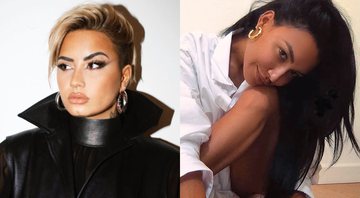 Demi Lovato e Naya Rivera dividiram cenas em Glee - Reprodução/Instagram