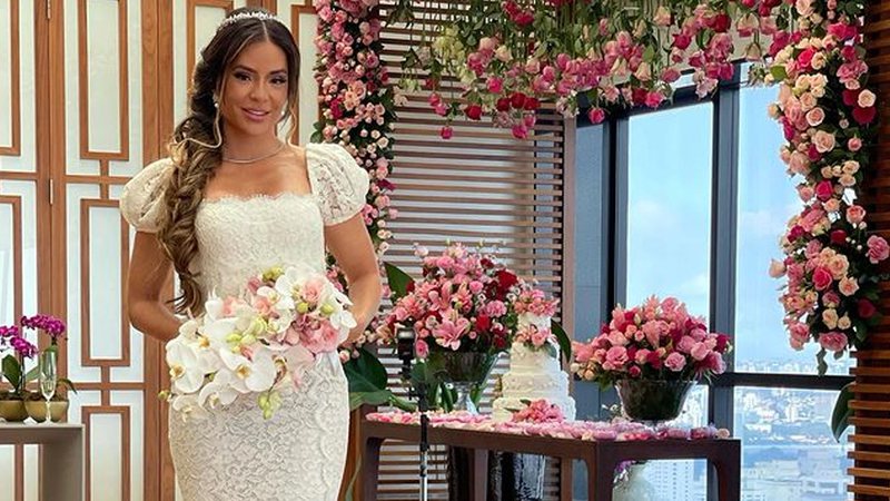 Denise Dias se casou no domingo de Páscoa (4) - Reprodução/Instagram@denise_diass
