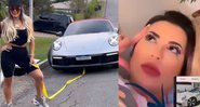 Advogada corrigiu internauta sobre o preço e explicou que o modelo é um Porsche Carrera Cabriolet - Foto: Reprodução / Instagram @dra.deolanebezerra