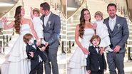 Mariana Vazquez renovou os votos com o marido no mesmo local e exatamente na mesma data em que os dois se casaram há uma década - Fotos: Divulgação