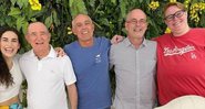 Renato Aragão e os filhos Livian, Dudu, Paulo e Juliana - Reprodução/Instagram