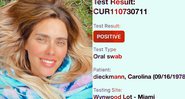 A atriz compartilhou os resultados em seu perfil no Instagram - Reprodução/Instagram